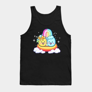 Happy Kawaii Pride Couple Tank Top